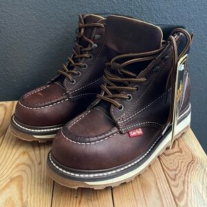 Men’s heavy duty genuine leather work boots